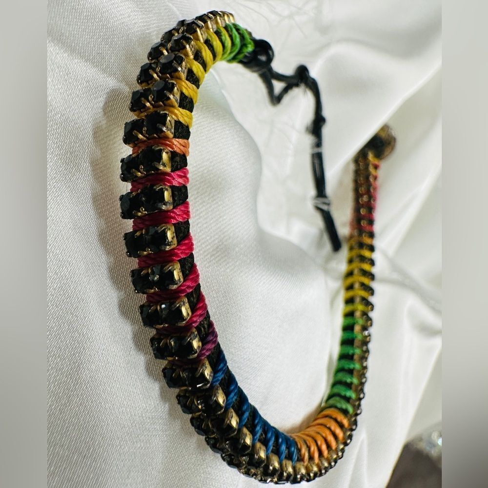 Stella & Dot Rainbow Woven Bracelet – Unisex & Trendy - Picture 16 of 17
